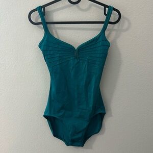 Capezio Size medium teal leotard